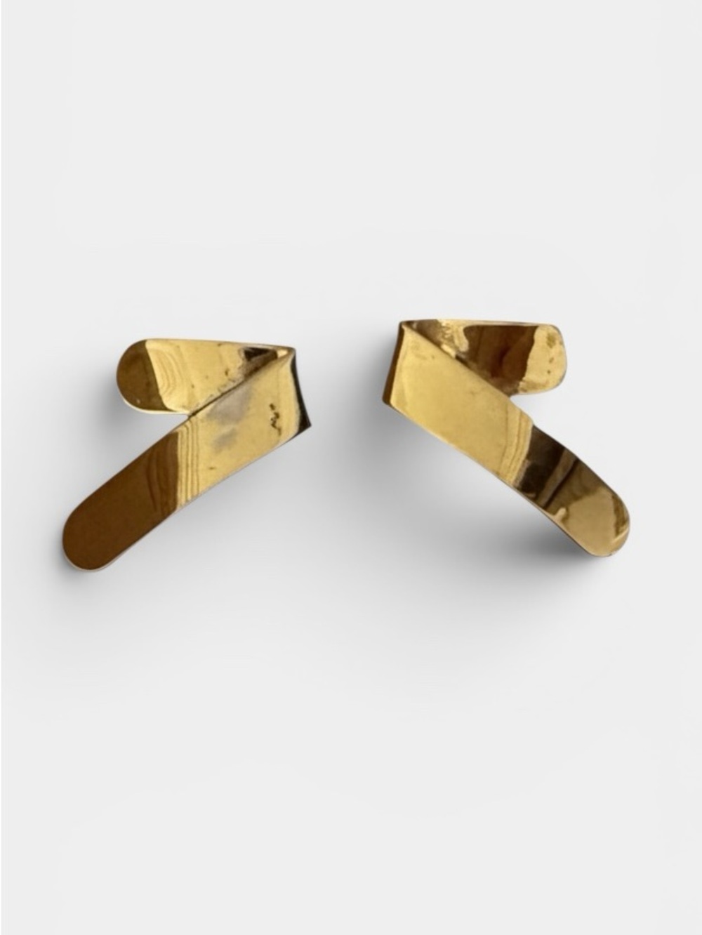 Monet Vintage Gold Tone Clip-On Earrings